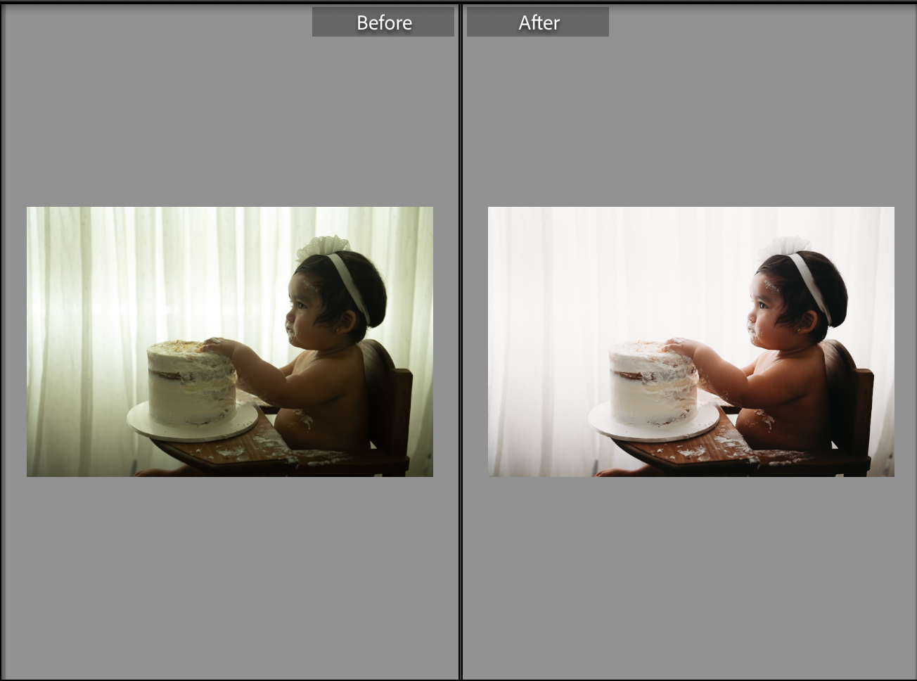 Cake Smash editing