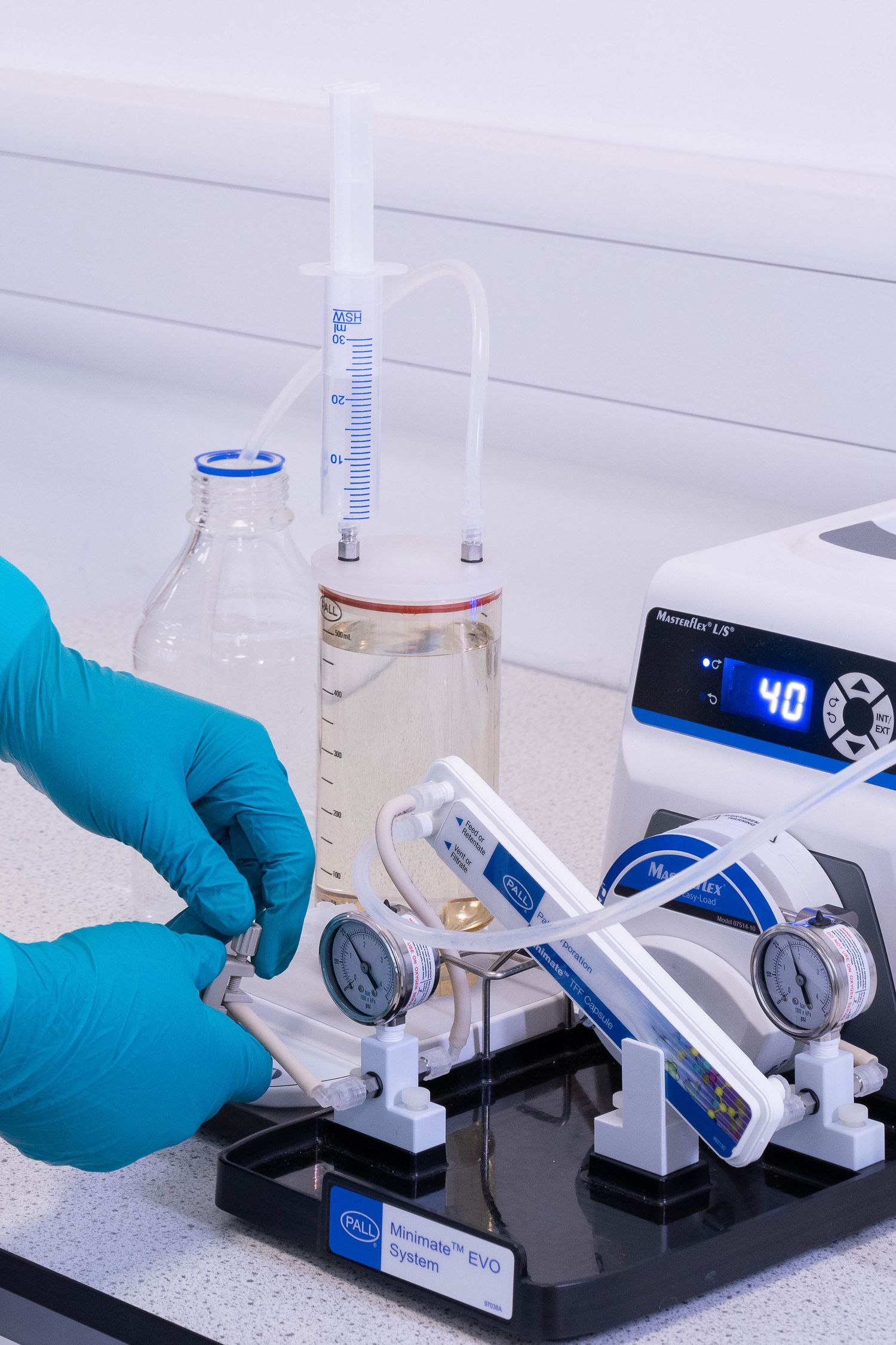 Commercial photography for a life sciences company that required in use imagery for their product