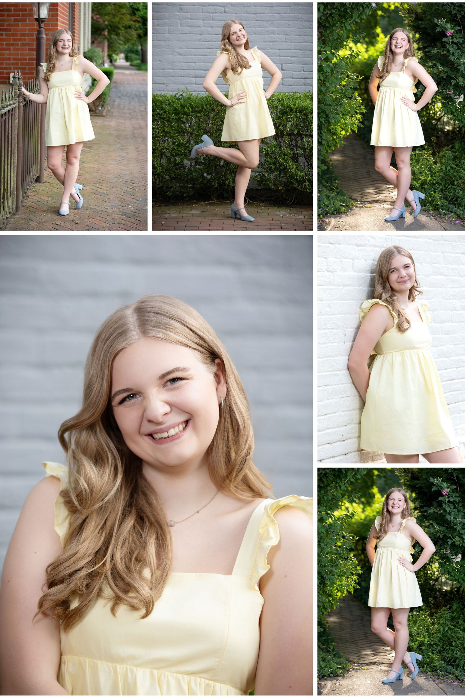 Olentangy senior pictures in German Village.  German Village senior pictures.  Downtown Columbus senior pictures. Urban senior pictures.