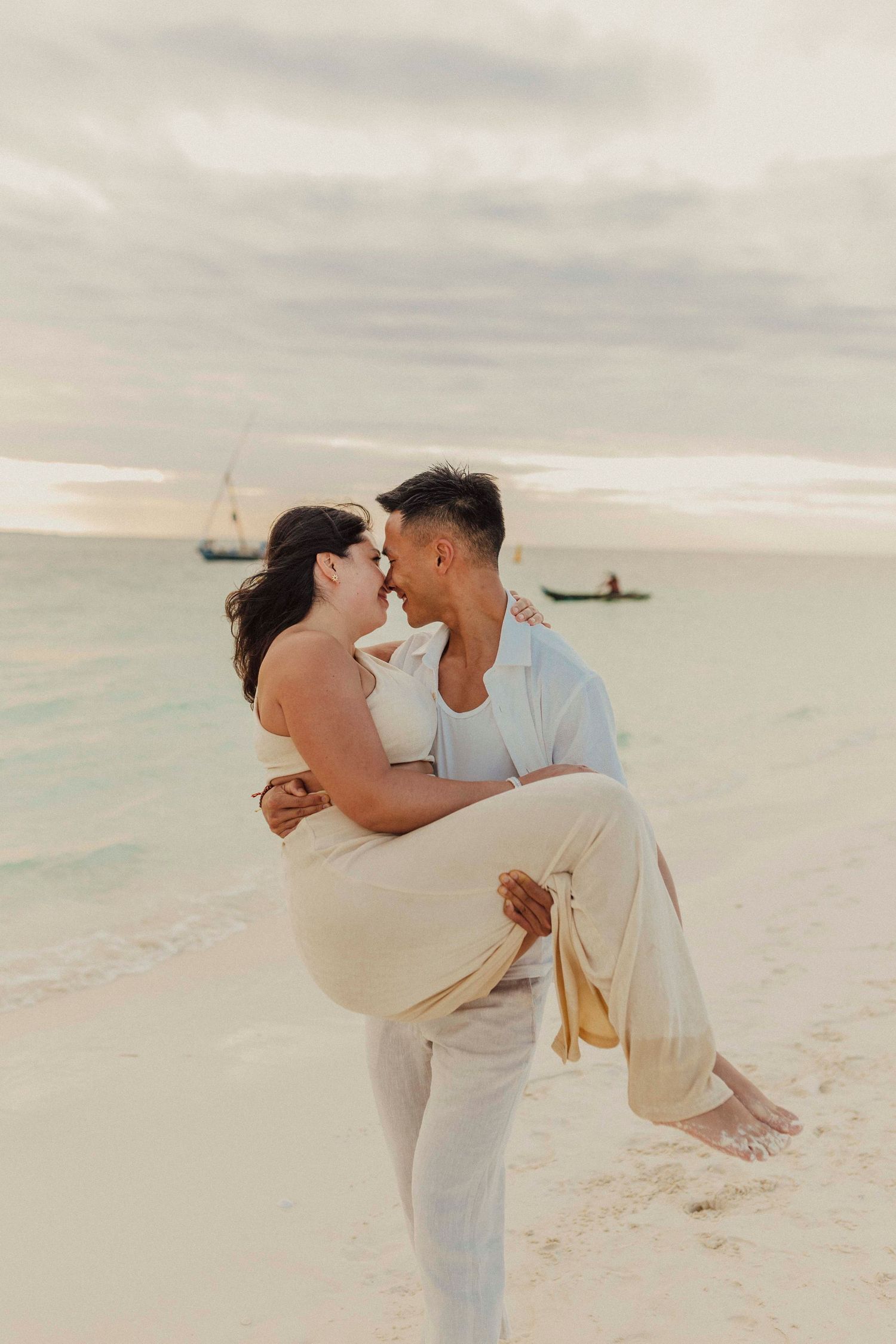 Romantic storytelling photography for couples in Zanzibar