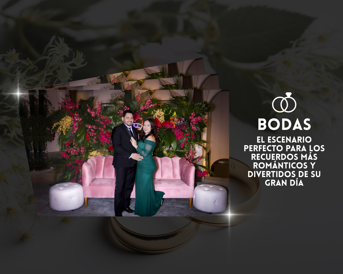 vogue booth para bodas en Guatemala con estilo elegante