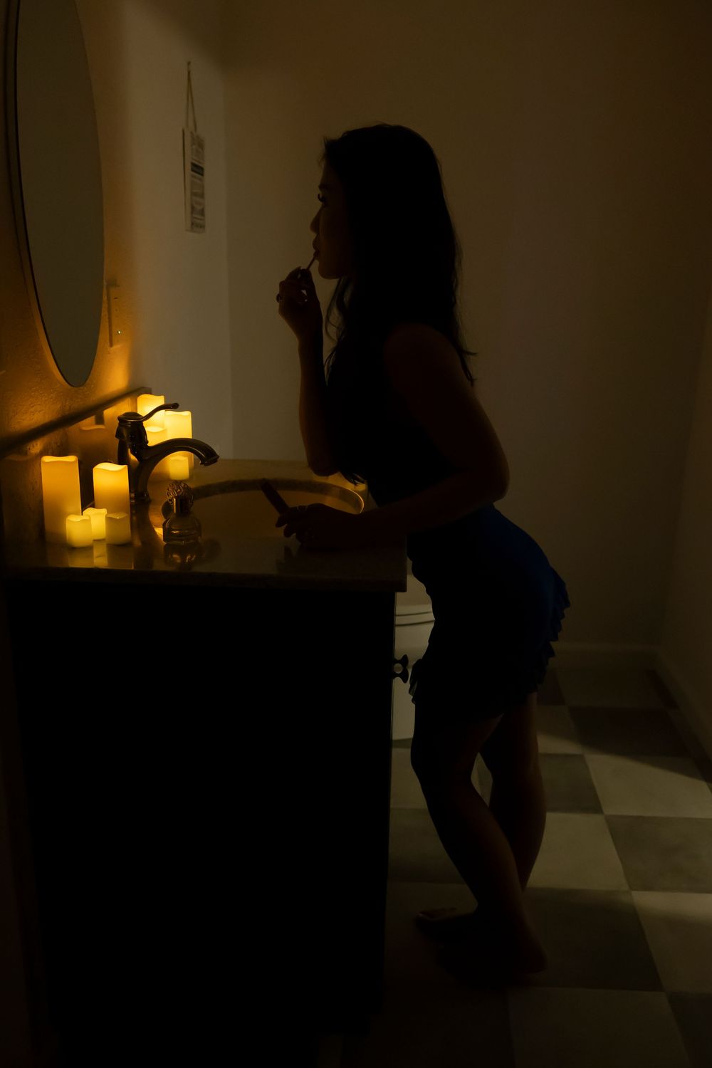 Boudoir Boise Idaho silhouette