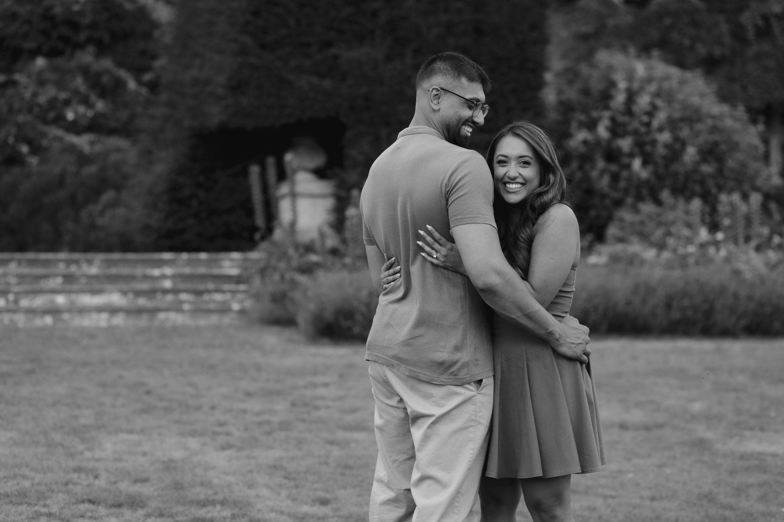 Surprise proposal captured by Cotswolds proposal photographer