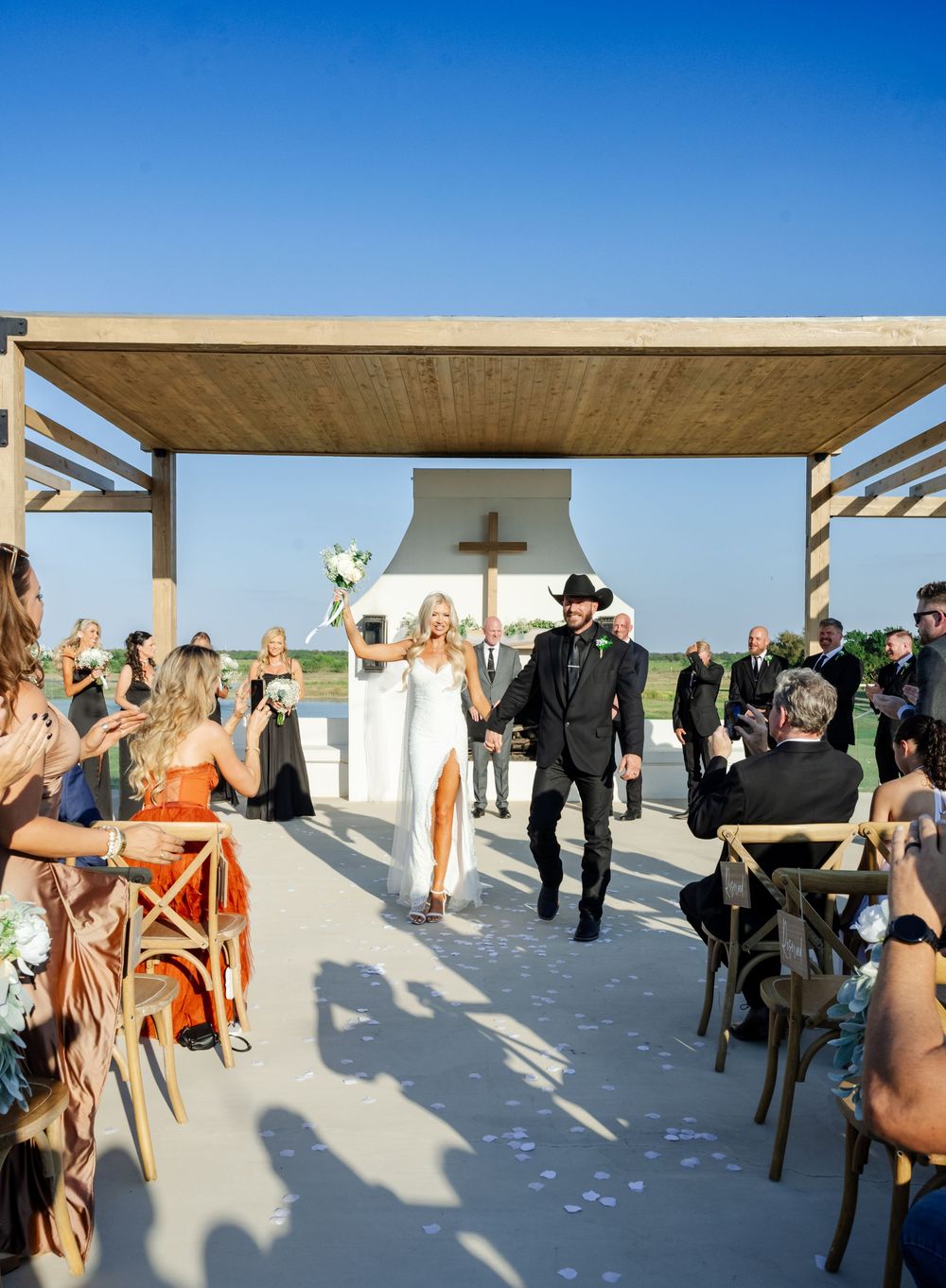 Dallas Country Chic Wedding Outdoors