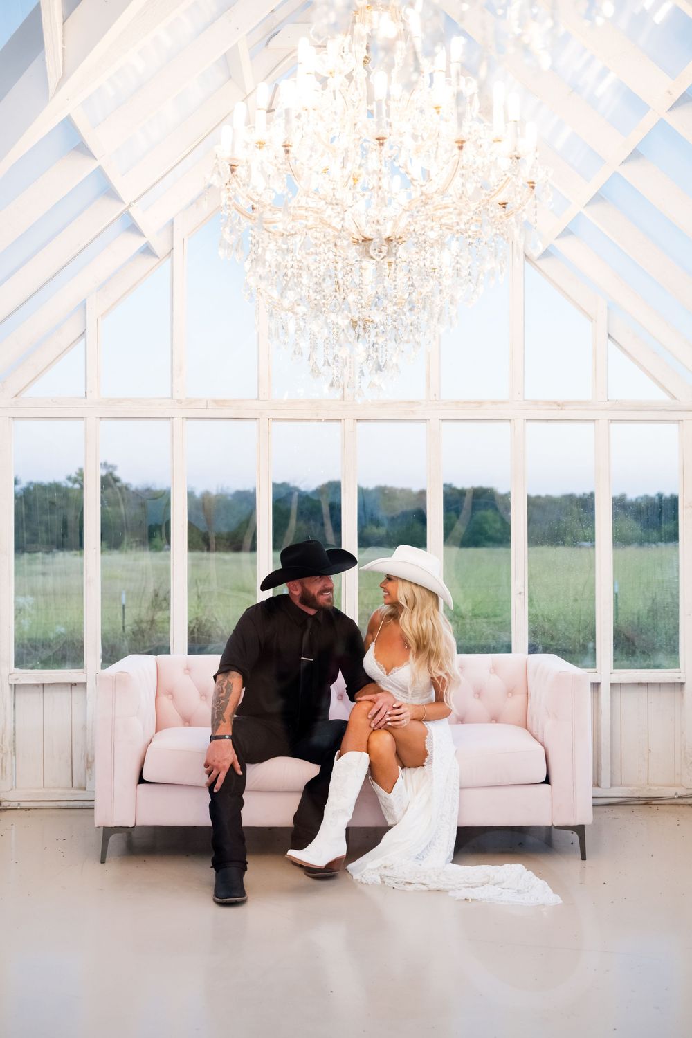 Dallas Country Chic Wedding Outdoors