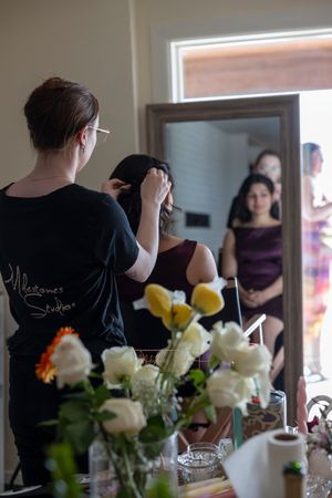 bridal beauty with The Vanity