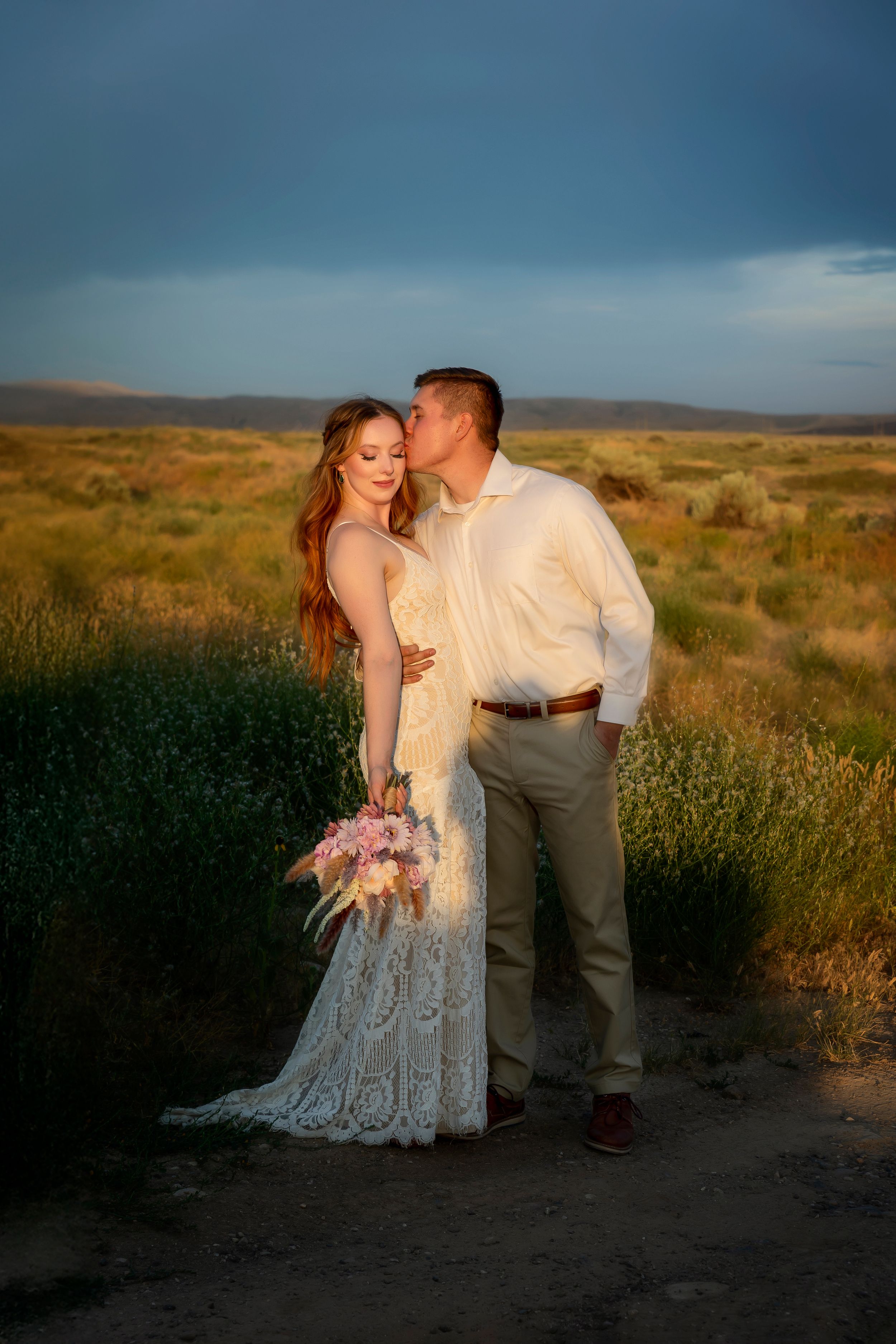 Desert wedding Idaho