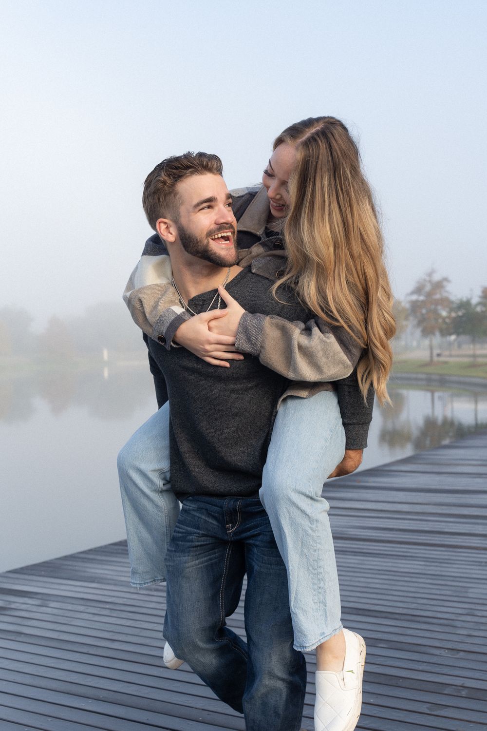couple enjoying a day out together