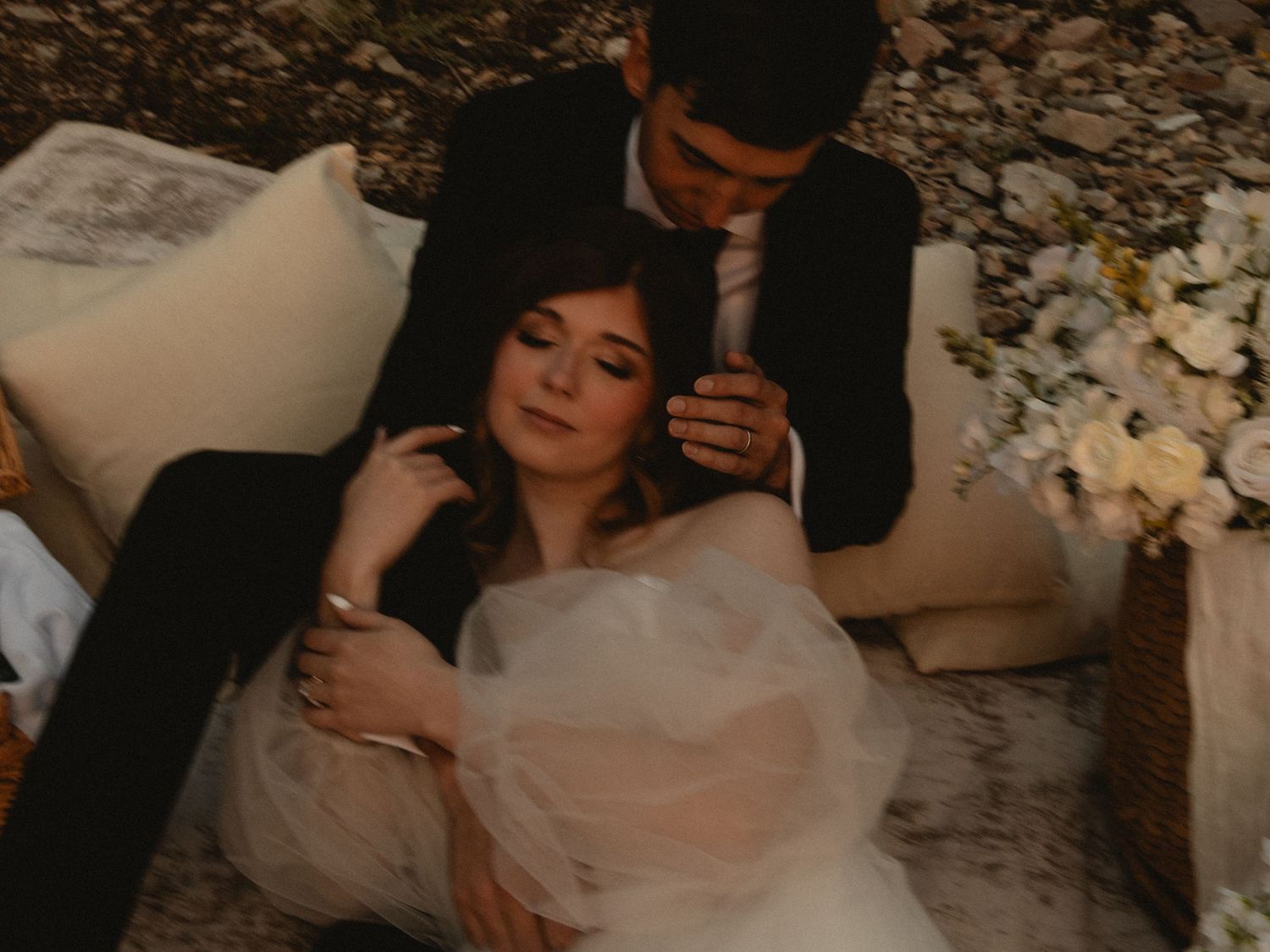 Moody micro wedding in the Utah mountains