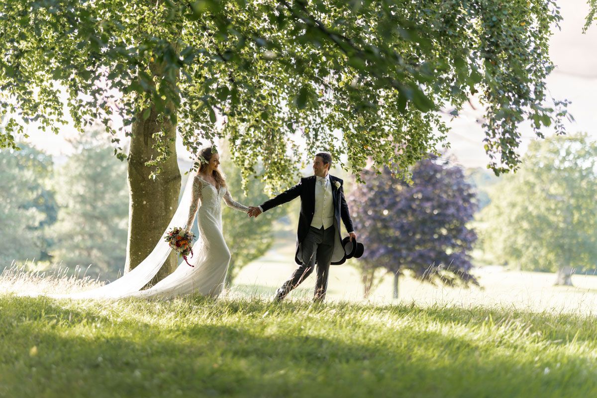 Documentary wedding moment during drinks reception in Kent