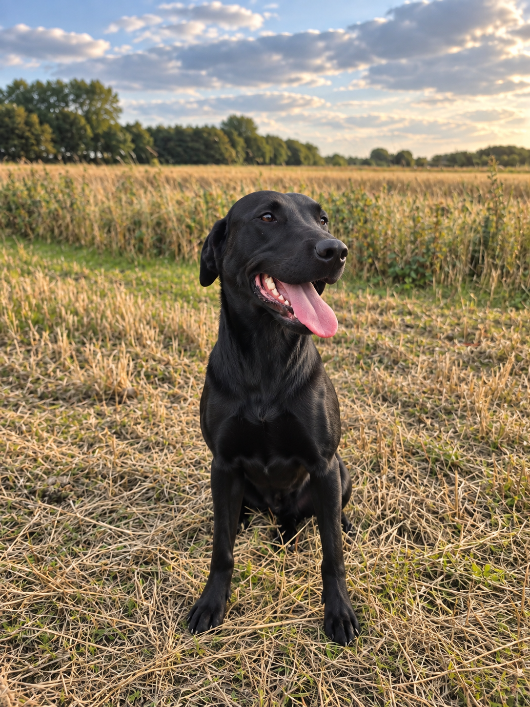 Champion Black Labrador Puppy