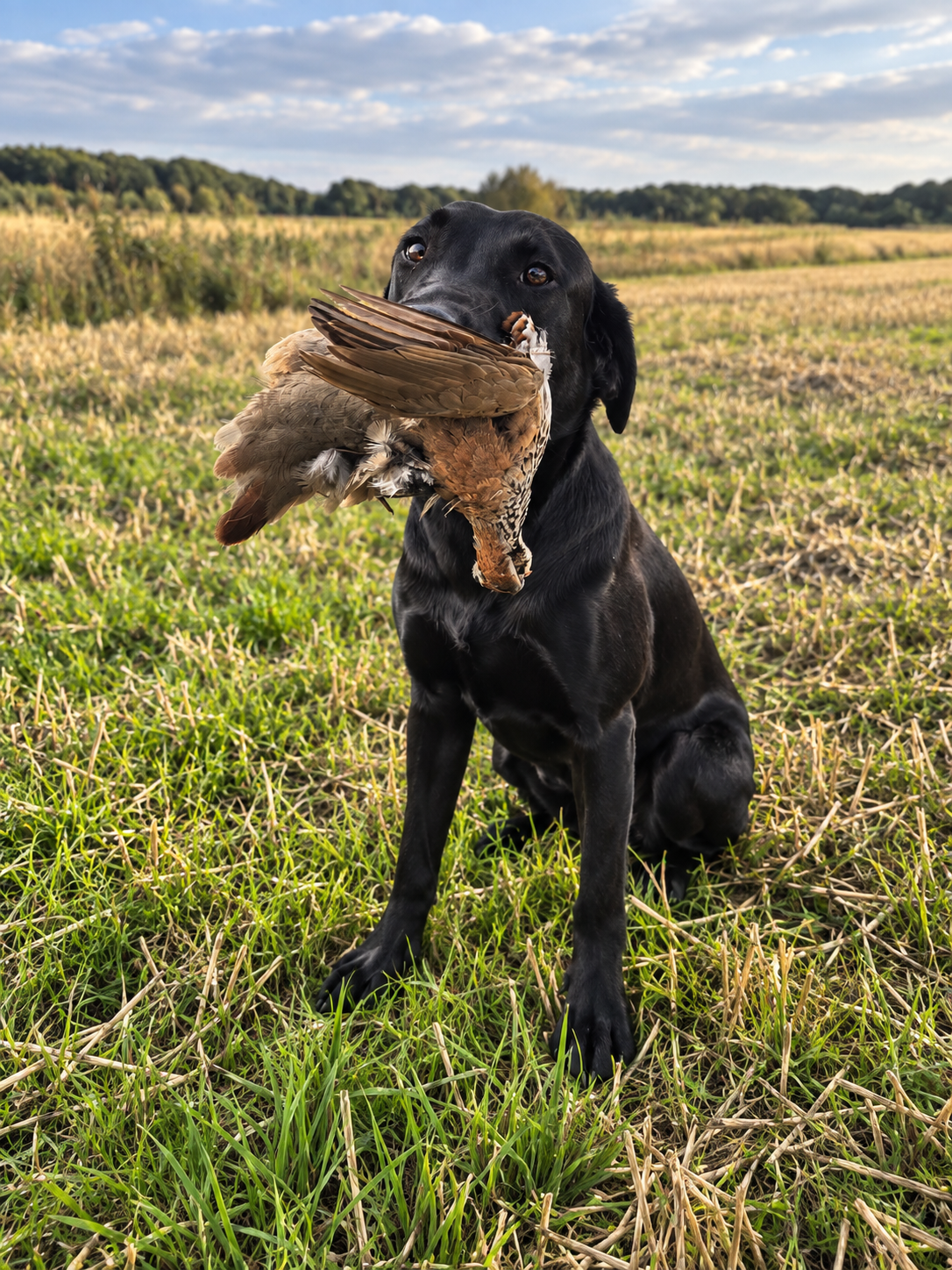 Champion Black Labrador Puppy
