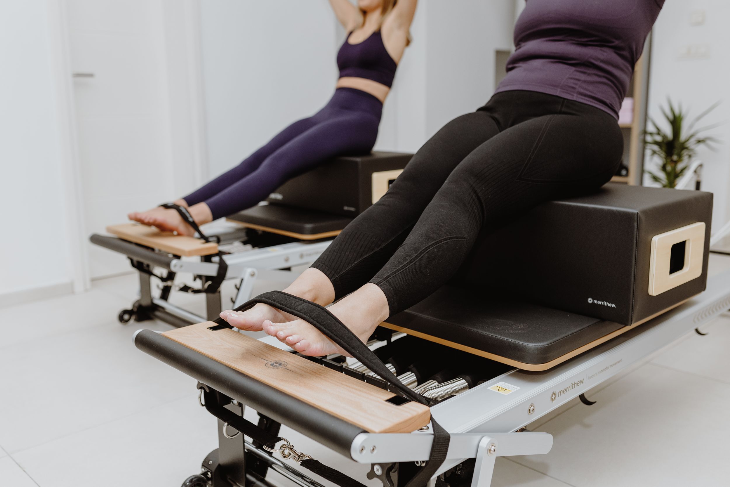 Reformer machines in a Zagreb studio, with brand photography capturing the elegance and effectiveness of the exercises.
