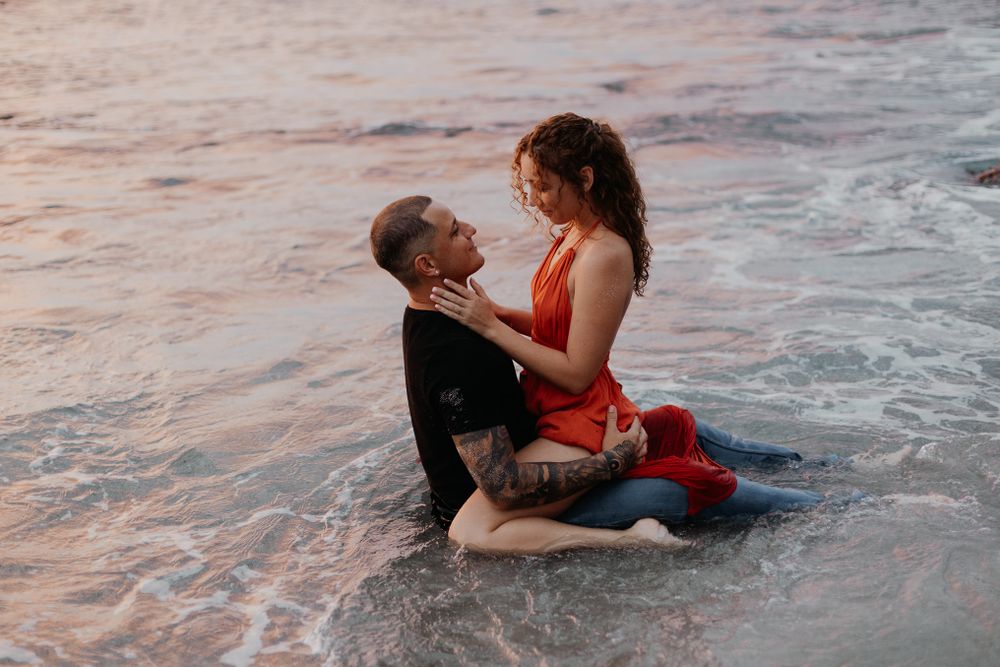 shooting engagement sur la plage aux sables d'olonne