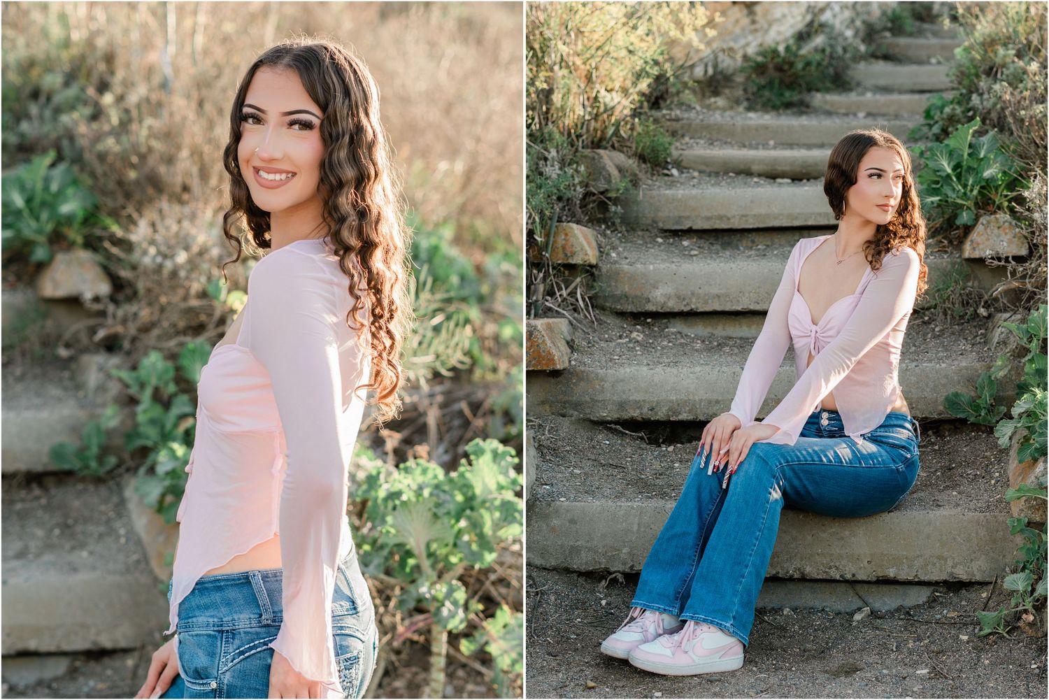 senior photographer felisha connolly captures slo high senior session at central coast beach