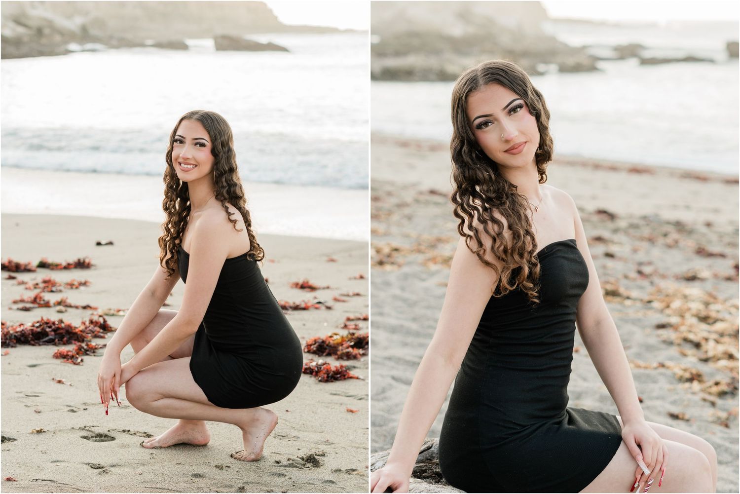 how to pick location for senior portraits on local beach for local slo high senior photos in san luis obispo by central coast photographer