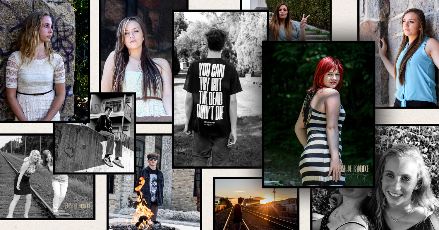 Senior Portrait Collage