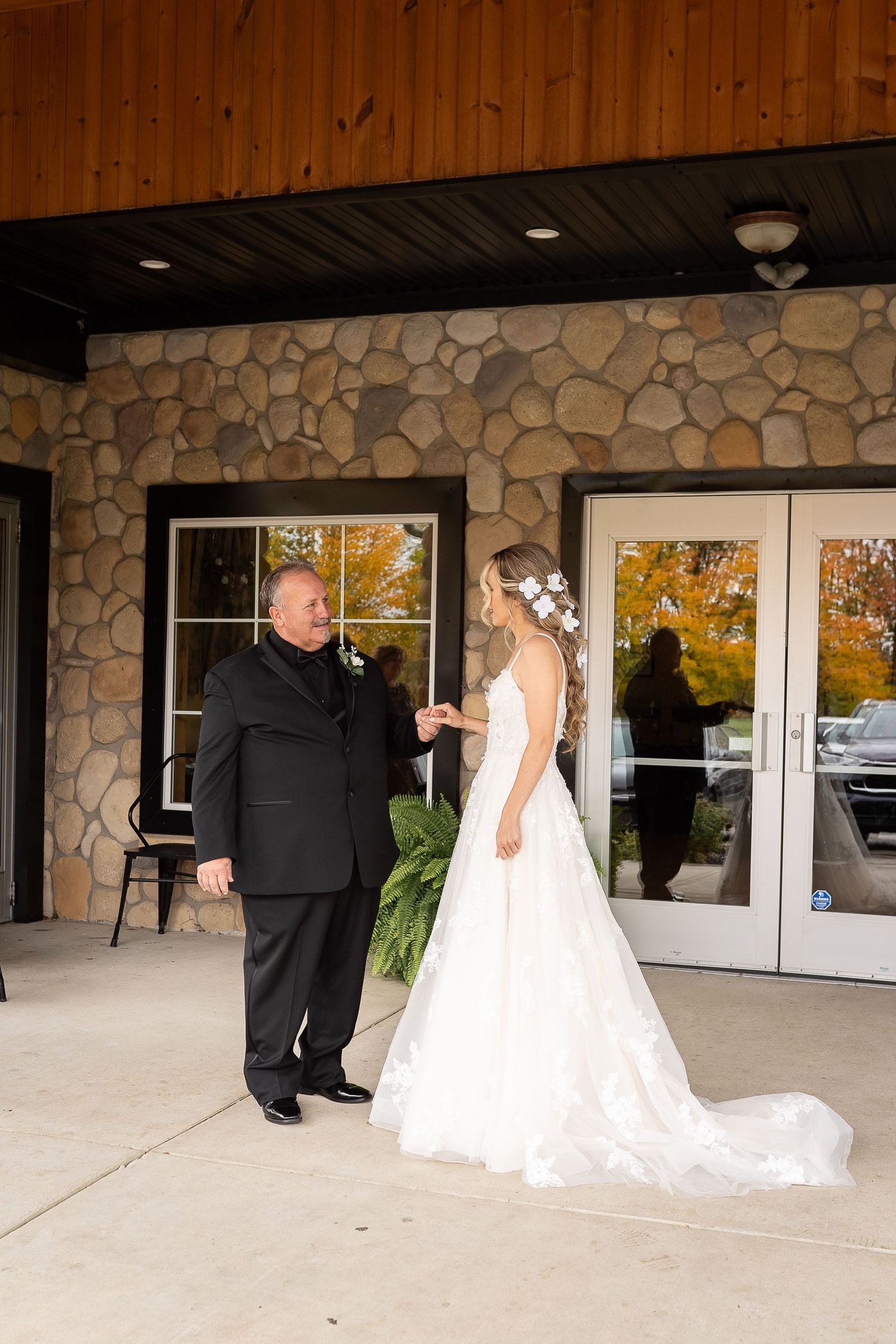 Bride and dad