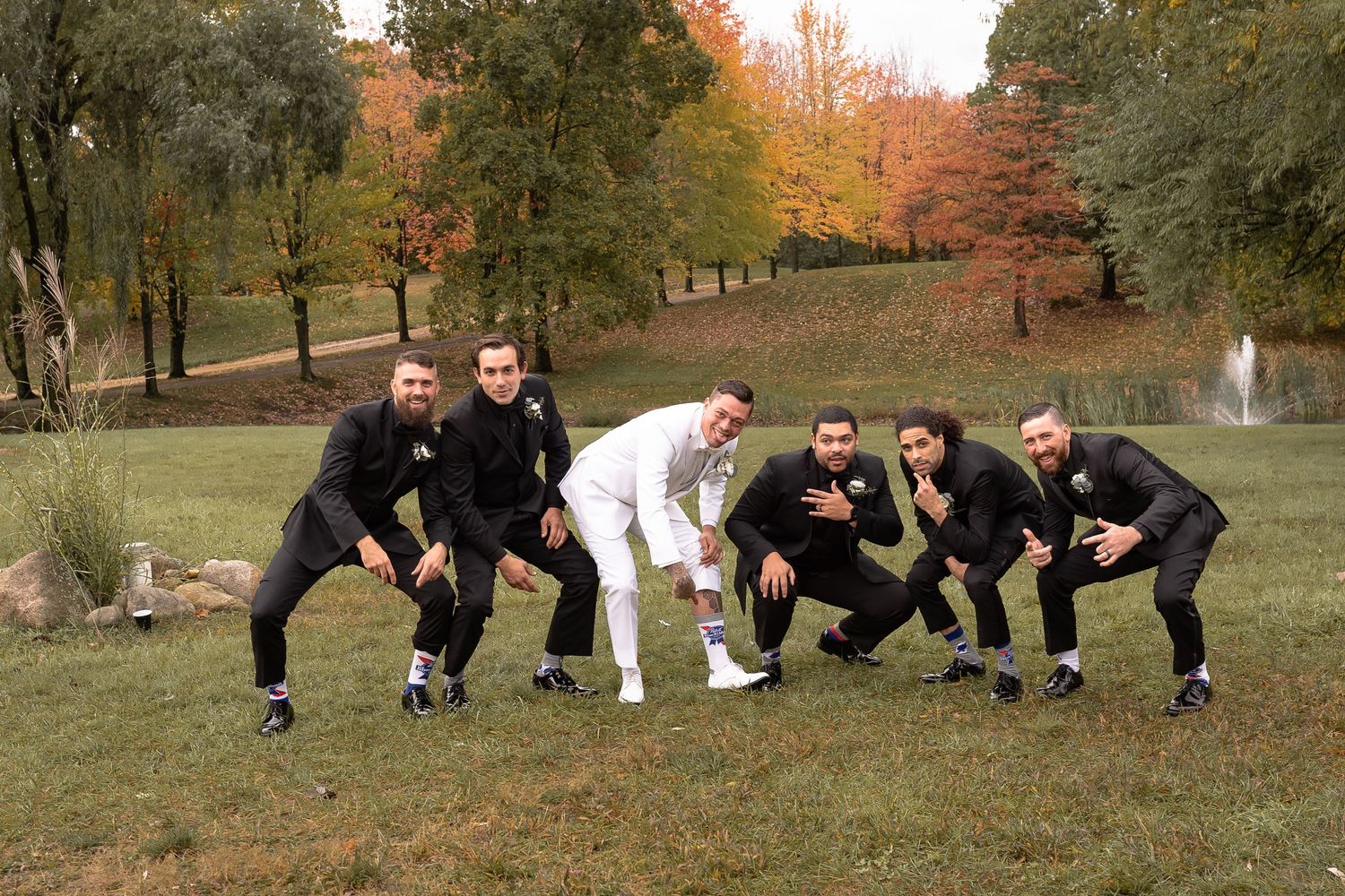 Groomsmen portraits