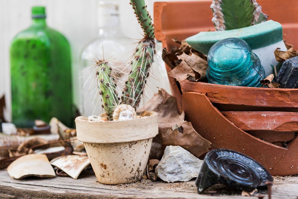 garden clay pots