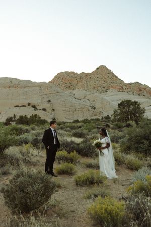 beautiful bridals dreamy glowy warm cinematic  southern utah photographer
