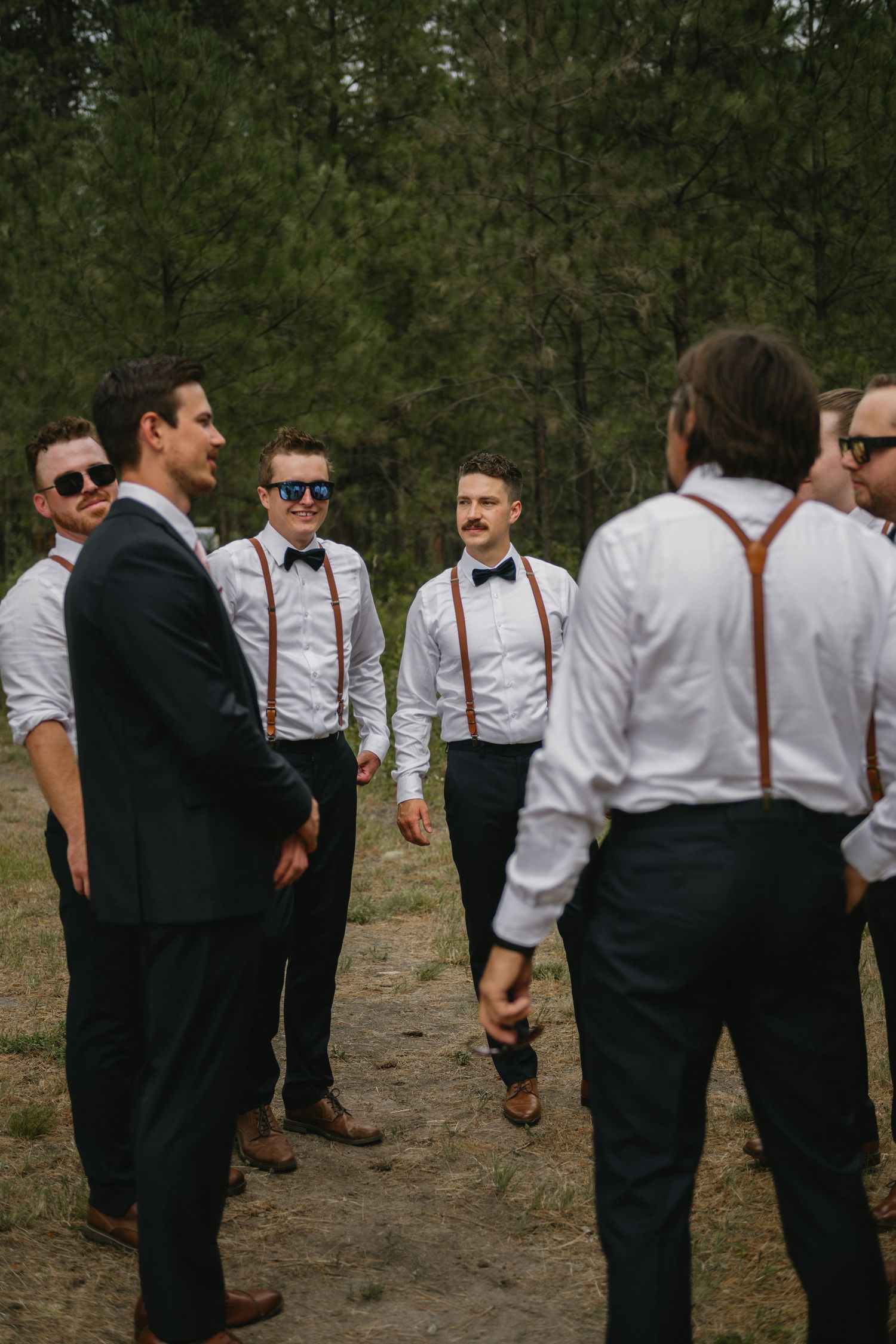 groomsmen looking classy and sharp