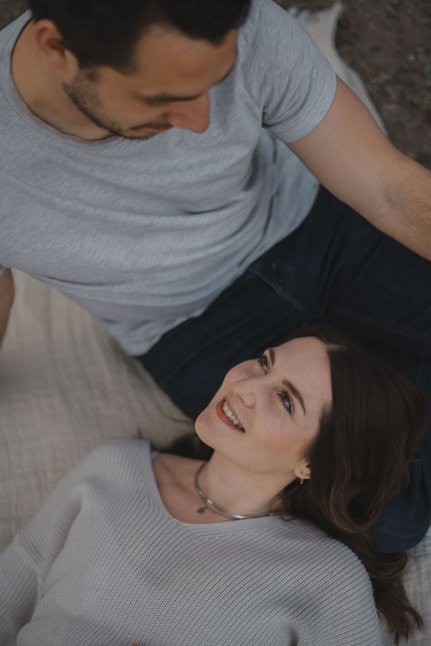 couple staring into each others eyes