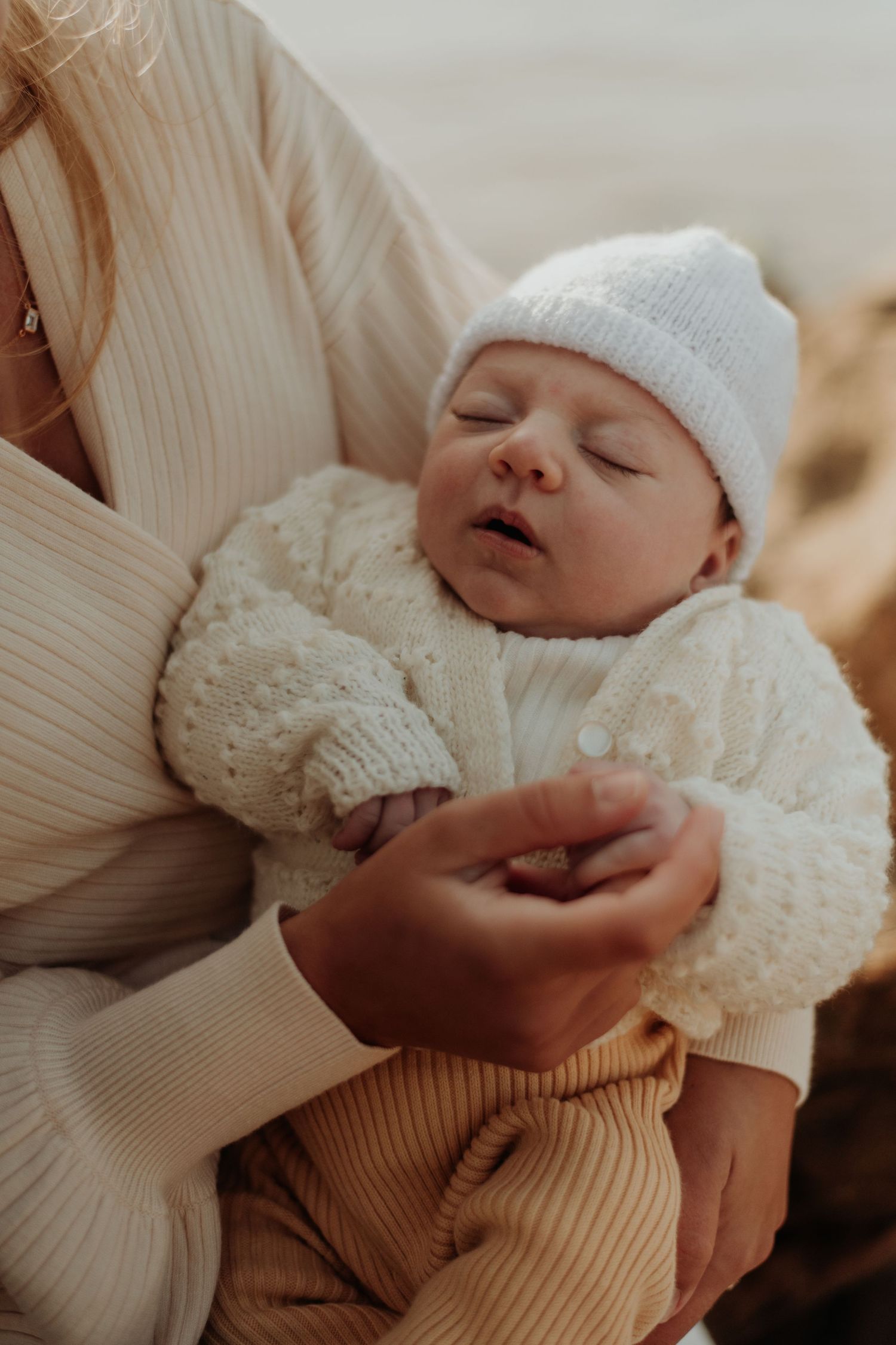 A Boy and The Sea Photography, by Lisa Polizzi, Newborn photography captured on Sydney's Eastern Beaches.