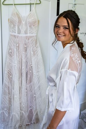 a bride getting ready.