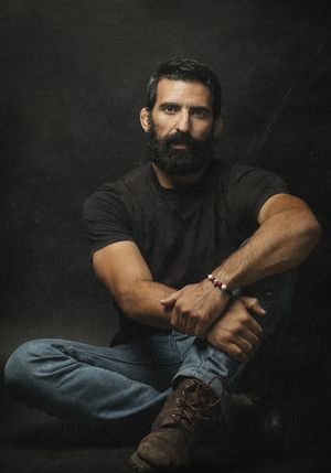 Portrait of a man, Studio photography. Fashion photography
