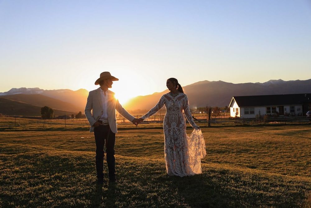 western wedding in Utah