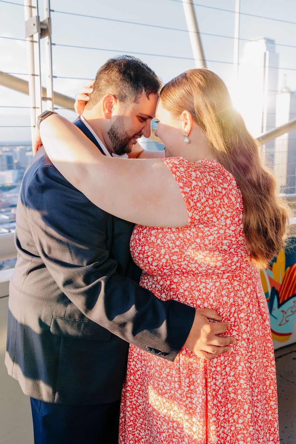 Reunion Tower Surprise Proposal Dallas, Texas captured by My One Sweet Rose Photo Dallas Proposal Photographer