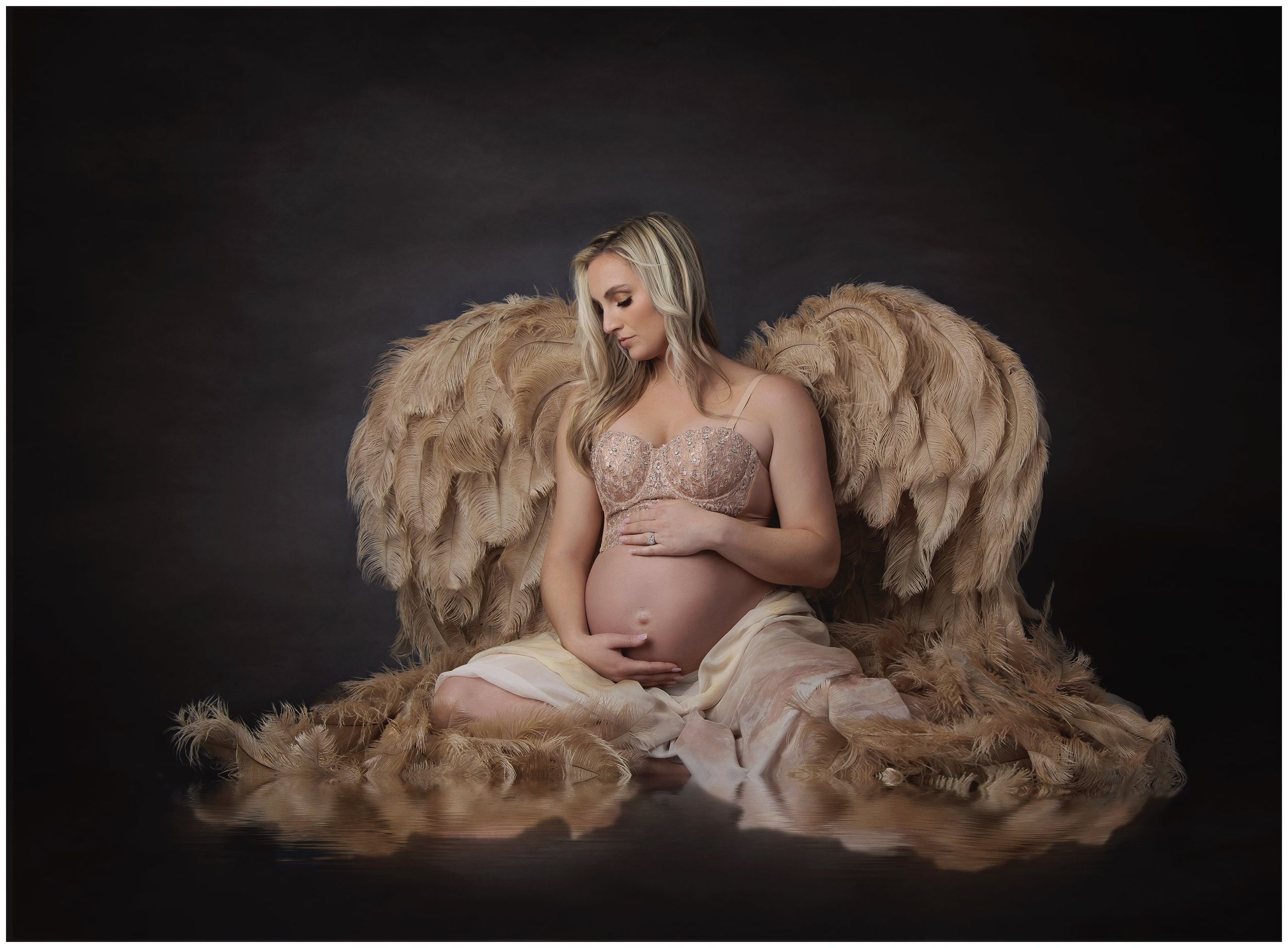 Fine art Austin maternity photography session