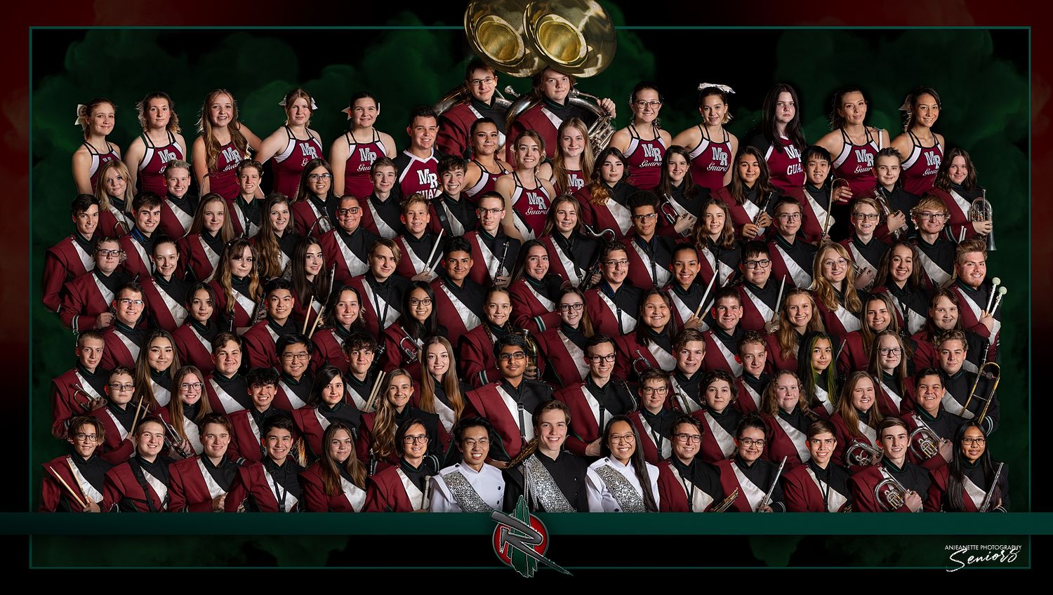 Sports Banner team Pictures Phoenix Arizona by Anjeanette Photography Grad High School Seniors AZ booster media day