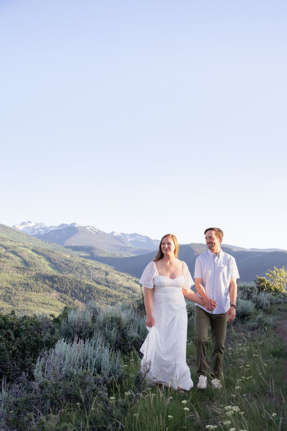 vail engagement photos