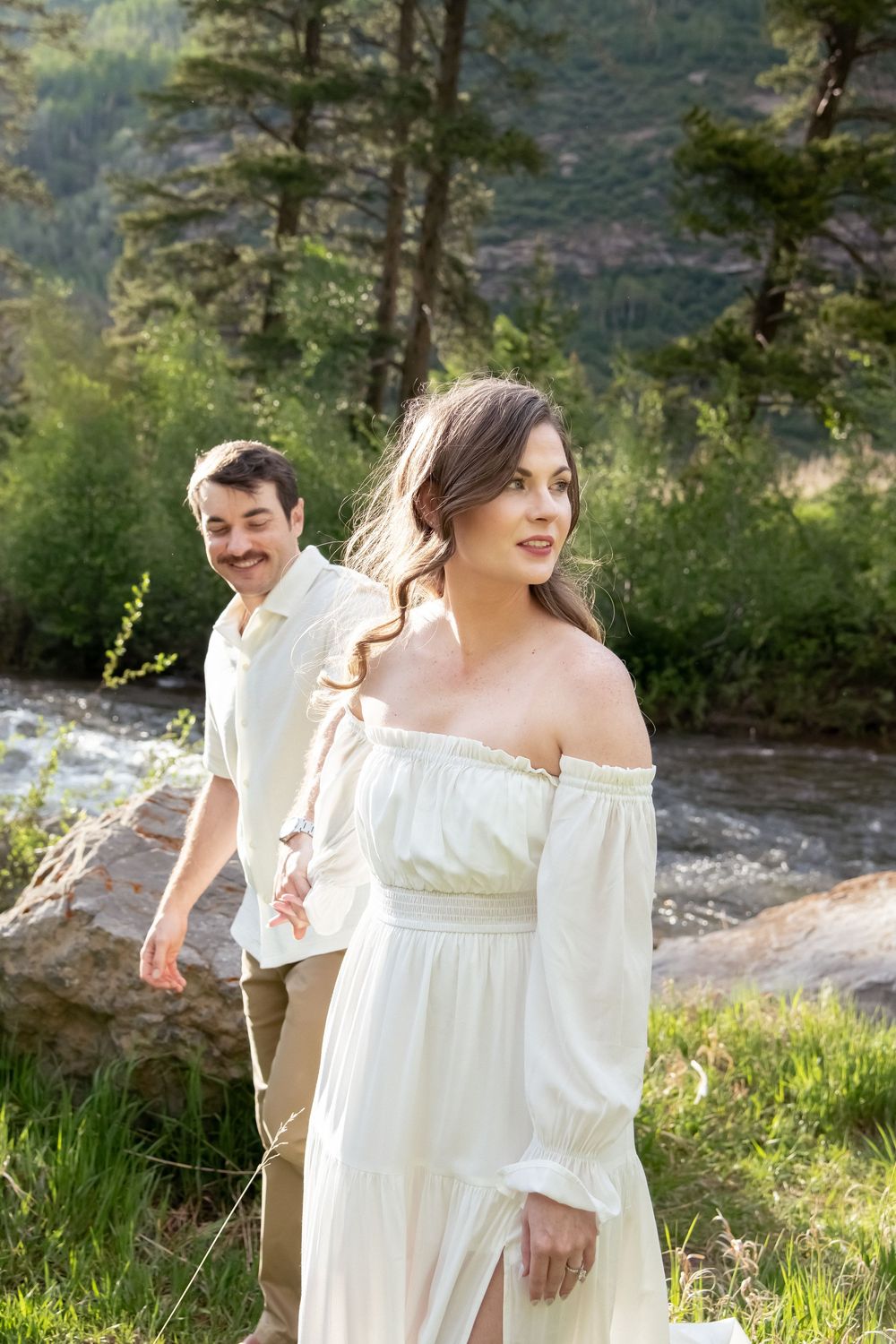 beautiful vail engagement photos