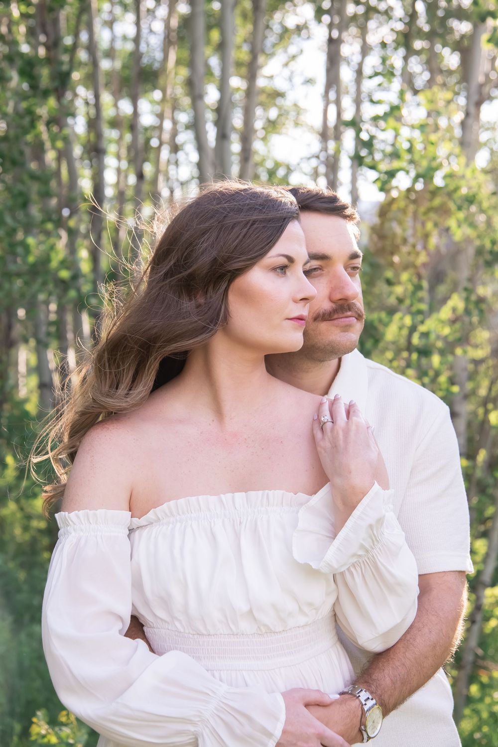 beautiful vail engagement photos