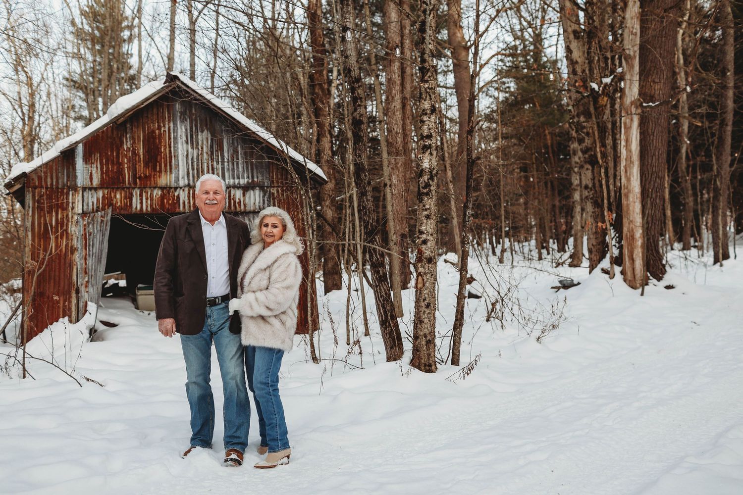 Winter couple sessions, Derrick City, PA