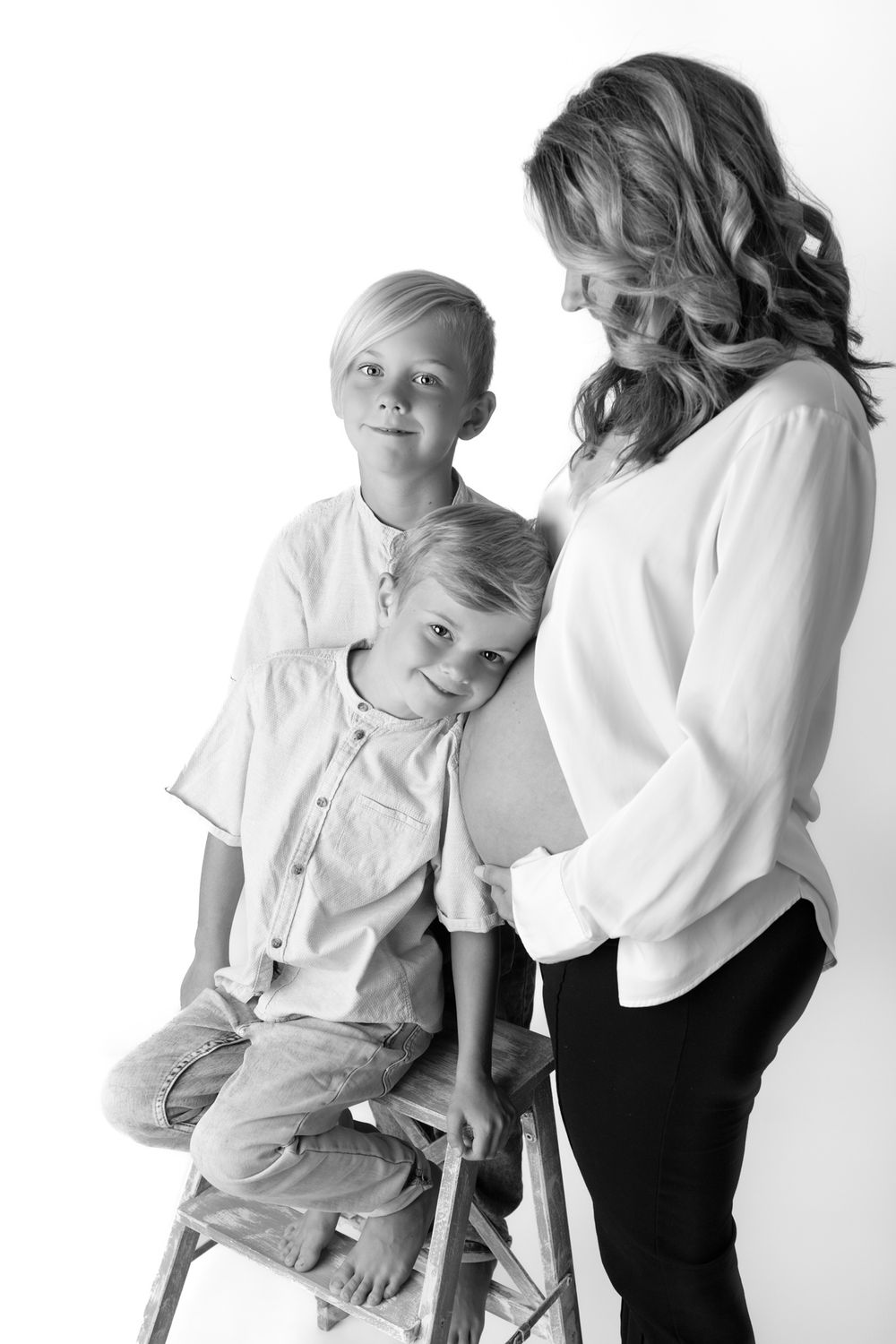 Gravidfotografering. Fotograf Maria Lantz, fotostudio i Trekanten, Kalmar, Småland.