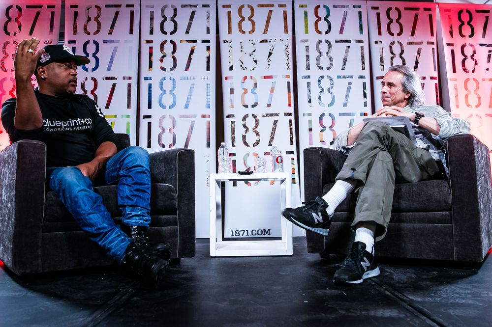 Howard Tullman and Daymond John fireside chat in Chicago, IL