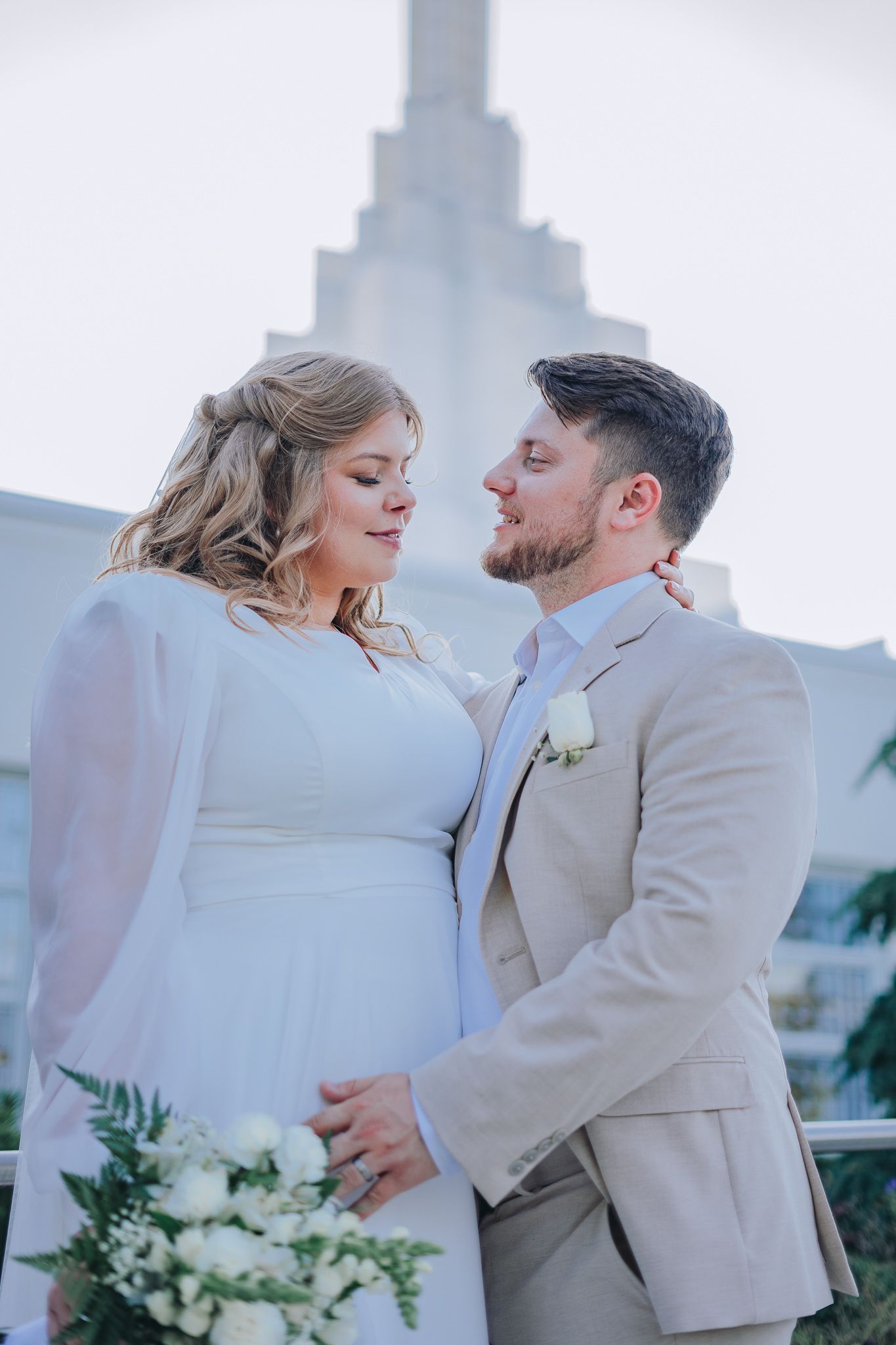 couple in wedding photo