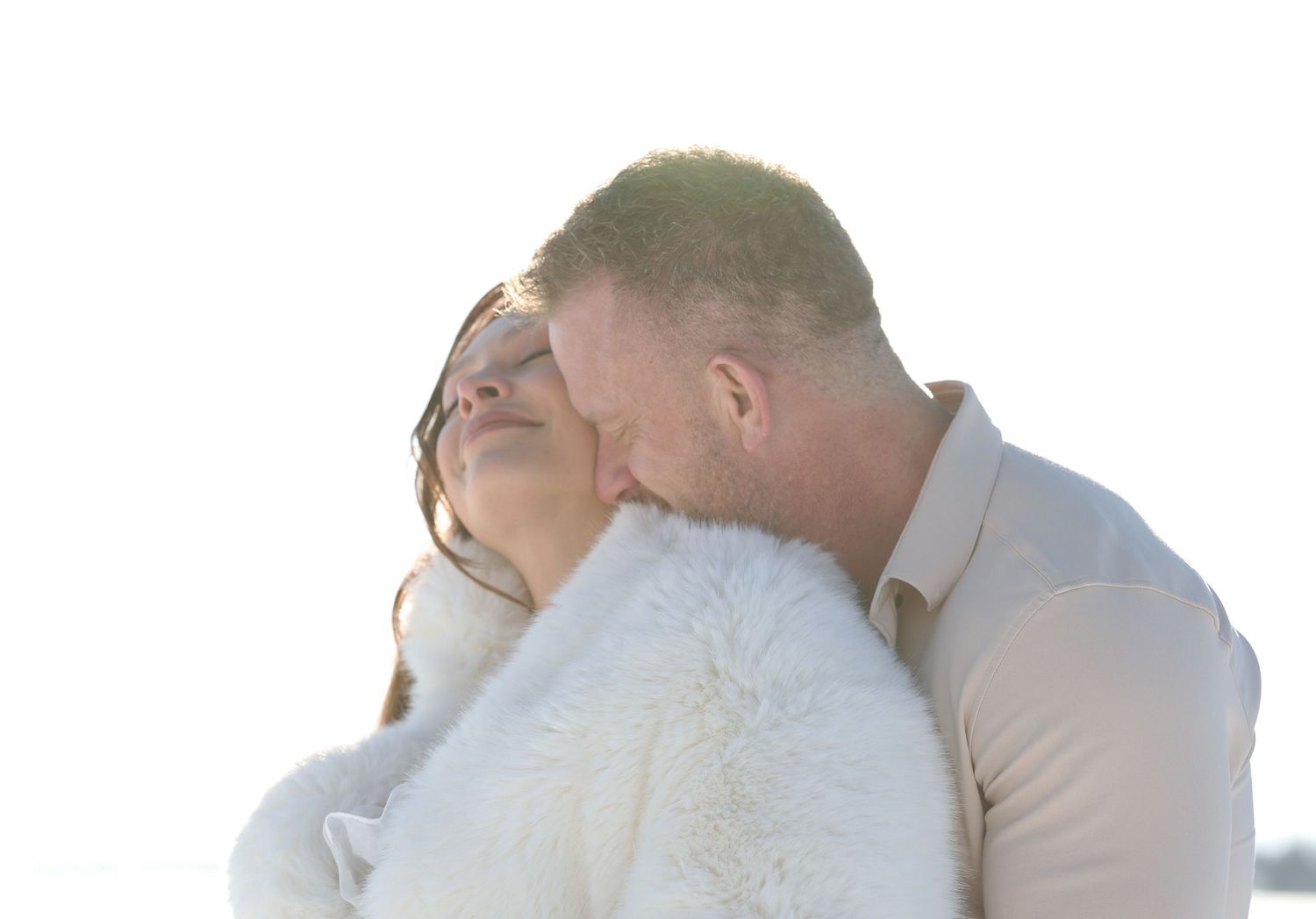 a lovely couple just getting engaged and doing a photography session