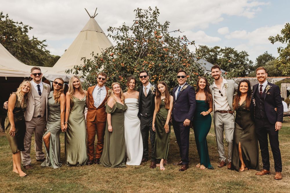 Wedding photography at the Gaggle of Geese in Dorset
