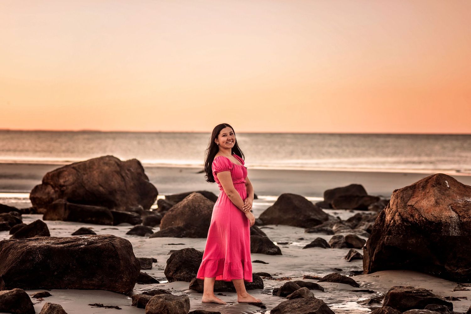 Kristen Leigh Photography Massachusetts Boston & North Shore senior portrait photographer Wingaersheek Beach Coastal portrait session