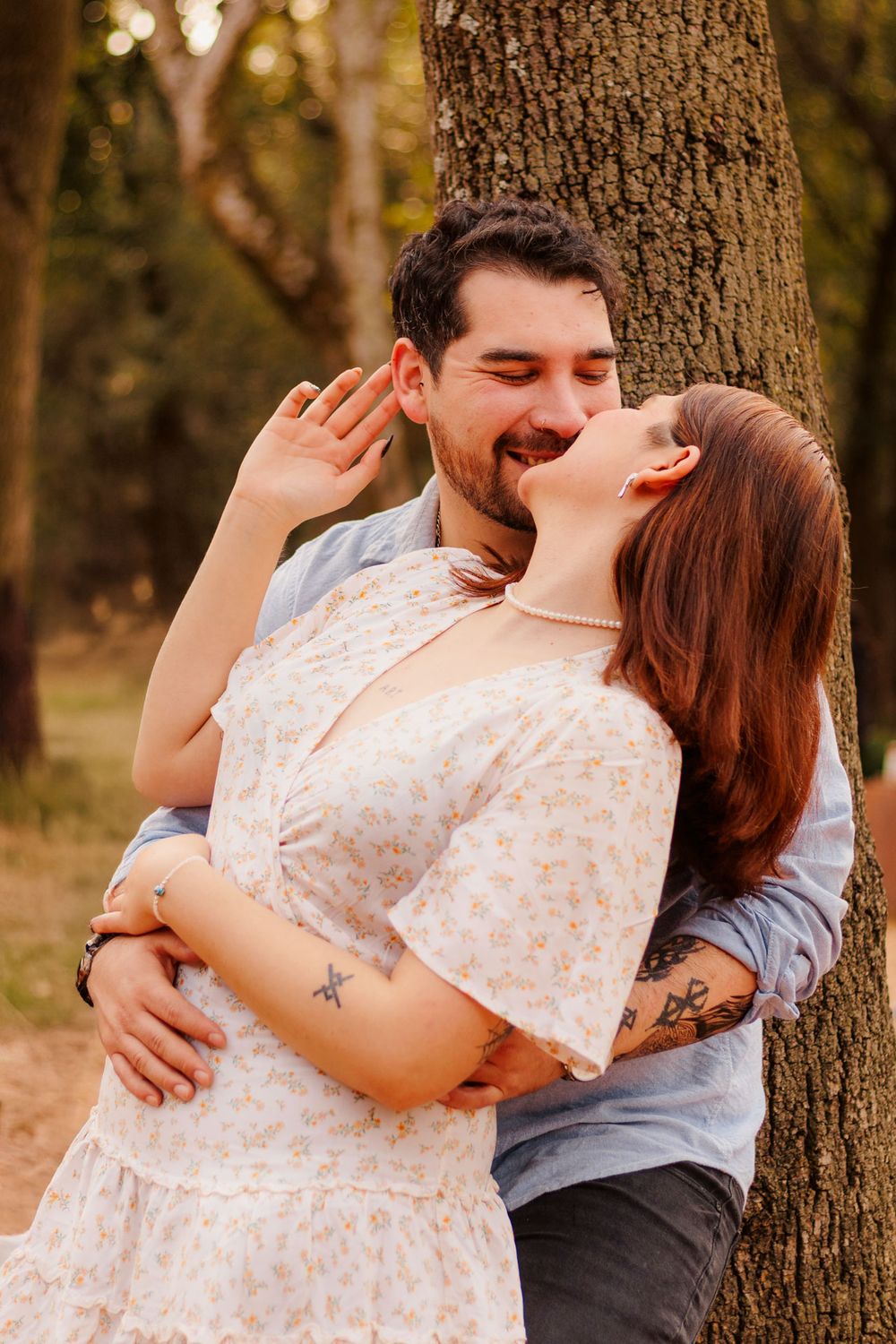 Sesión de fotos de pareja en Chapultepec, Ciudad de México.