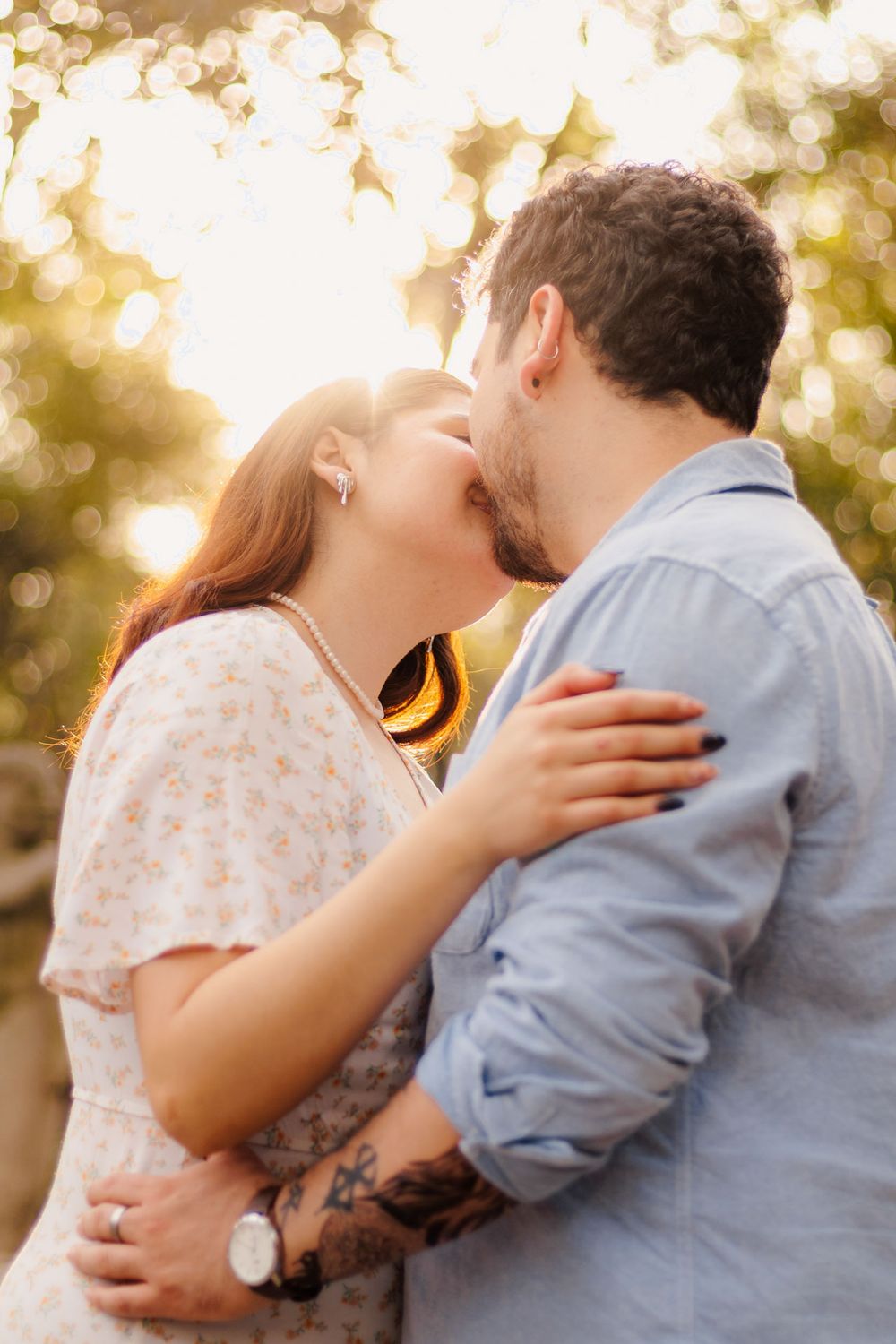 Sesión de fotos de pareja en Chapultepec, Ciudad de México.