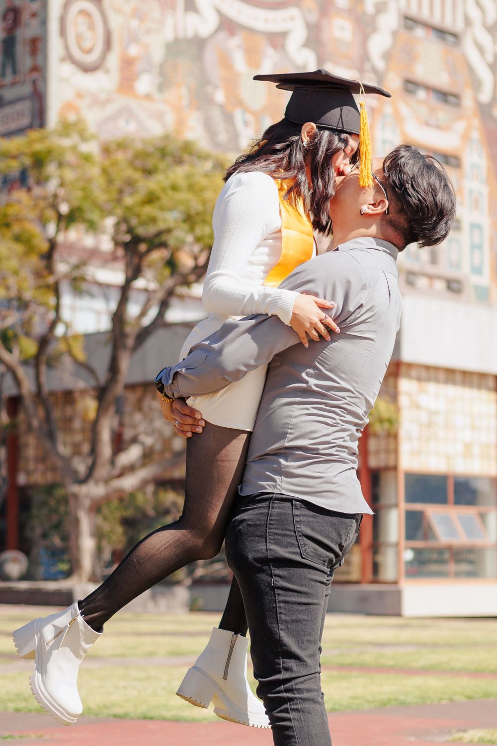 Sesión de fotos de pareja en Coyoacán, Ciudad de México