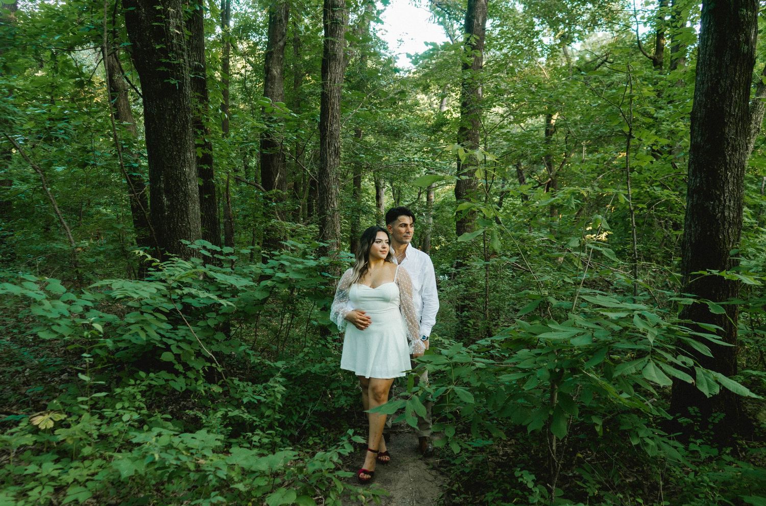 twilight themed engagement photos