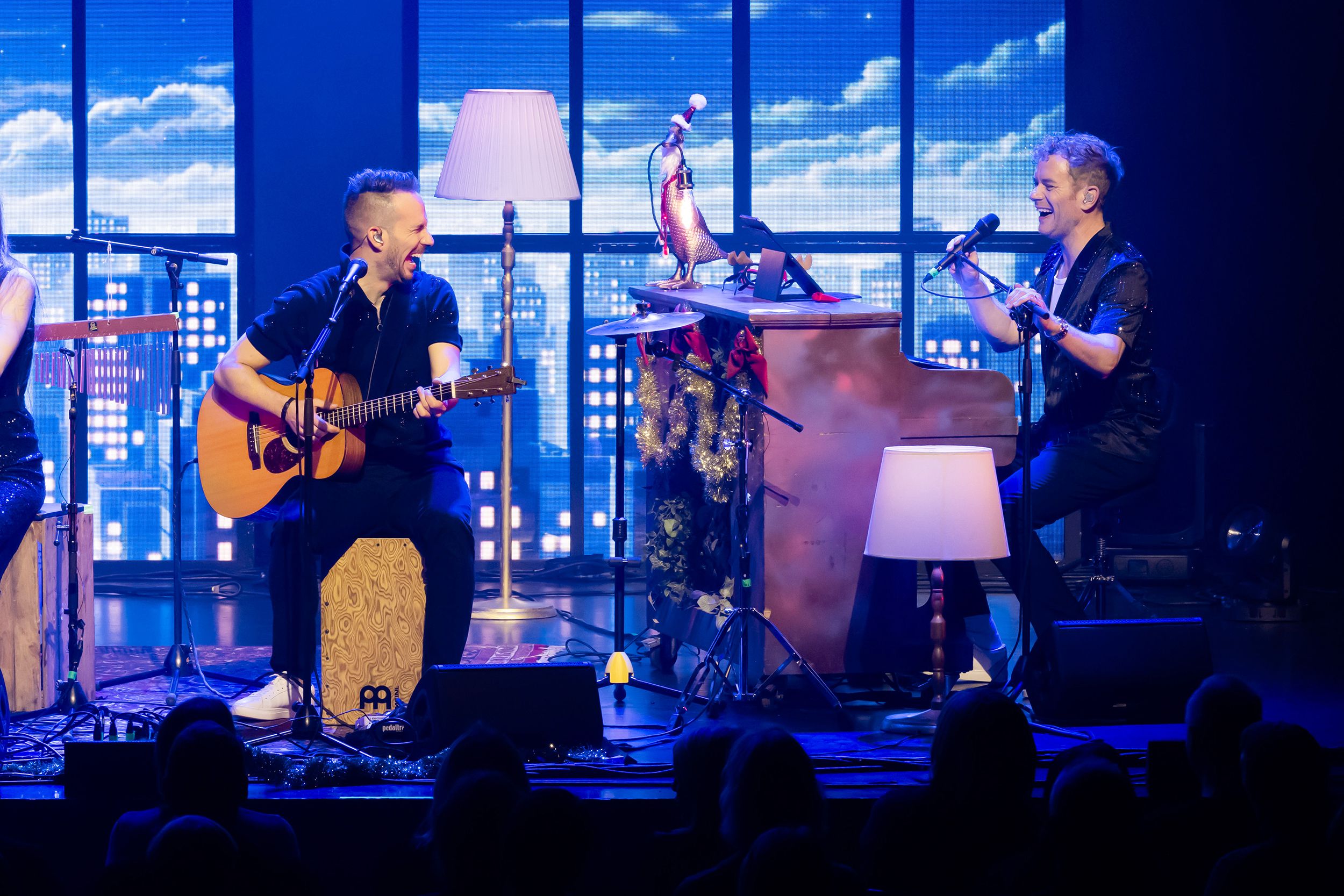 Unplugged Christmas i Linköping konsert och kongress. Med Peter Johansson, Bruno Mitsogiannis, Matilda Grün och Petra Wahlgren.