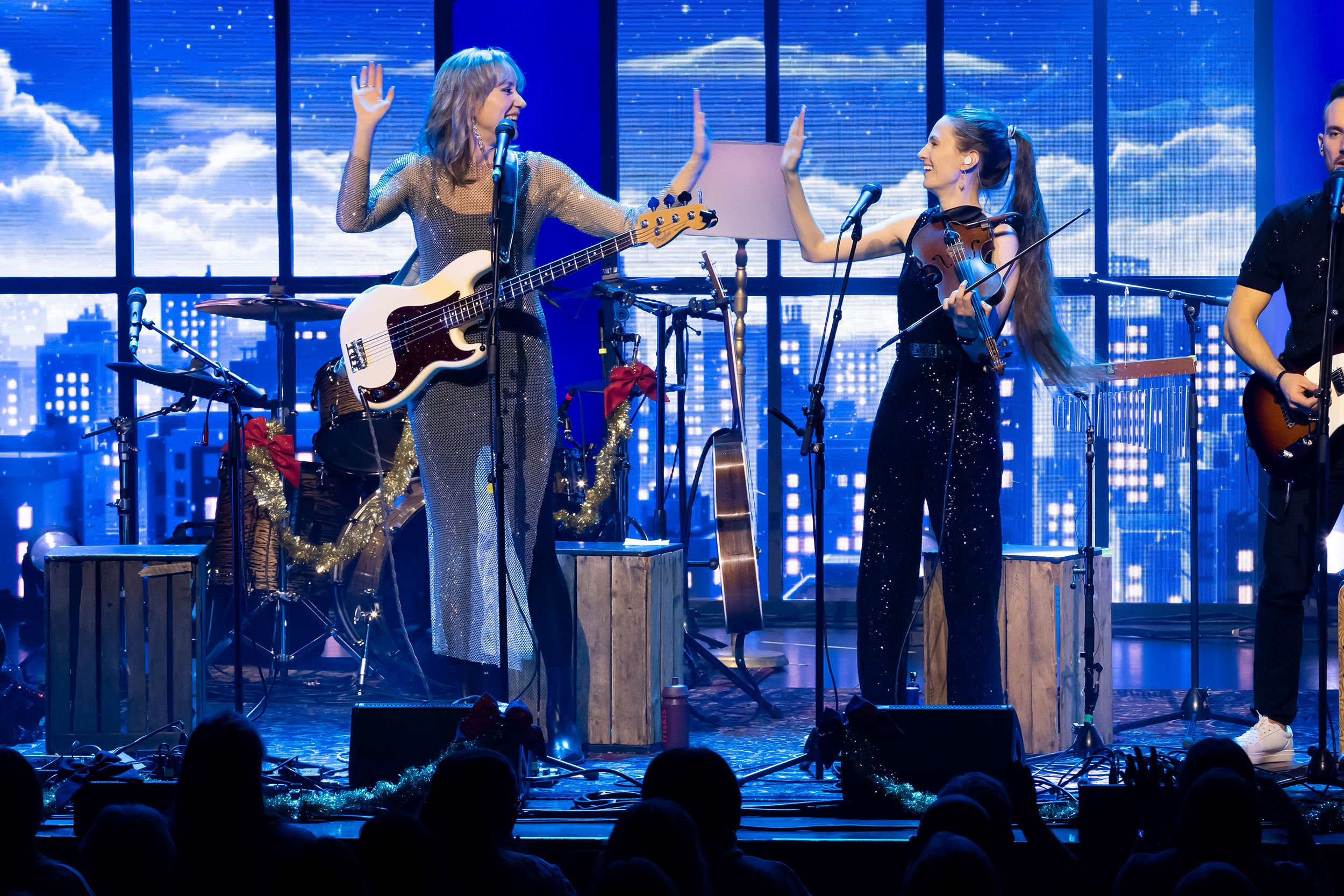Unplugged Christmas i Linköping konsert och kongress. Med Peter Johansson, Bruno Mitsogiannis, Matilda Grün och Petra Wahlgren.